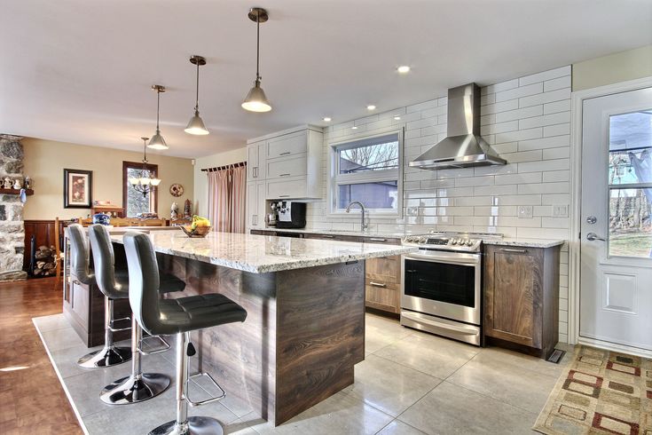 Image of a Rochon wooden kitchen countertop