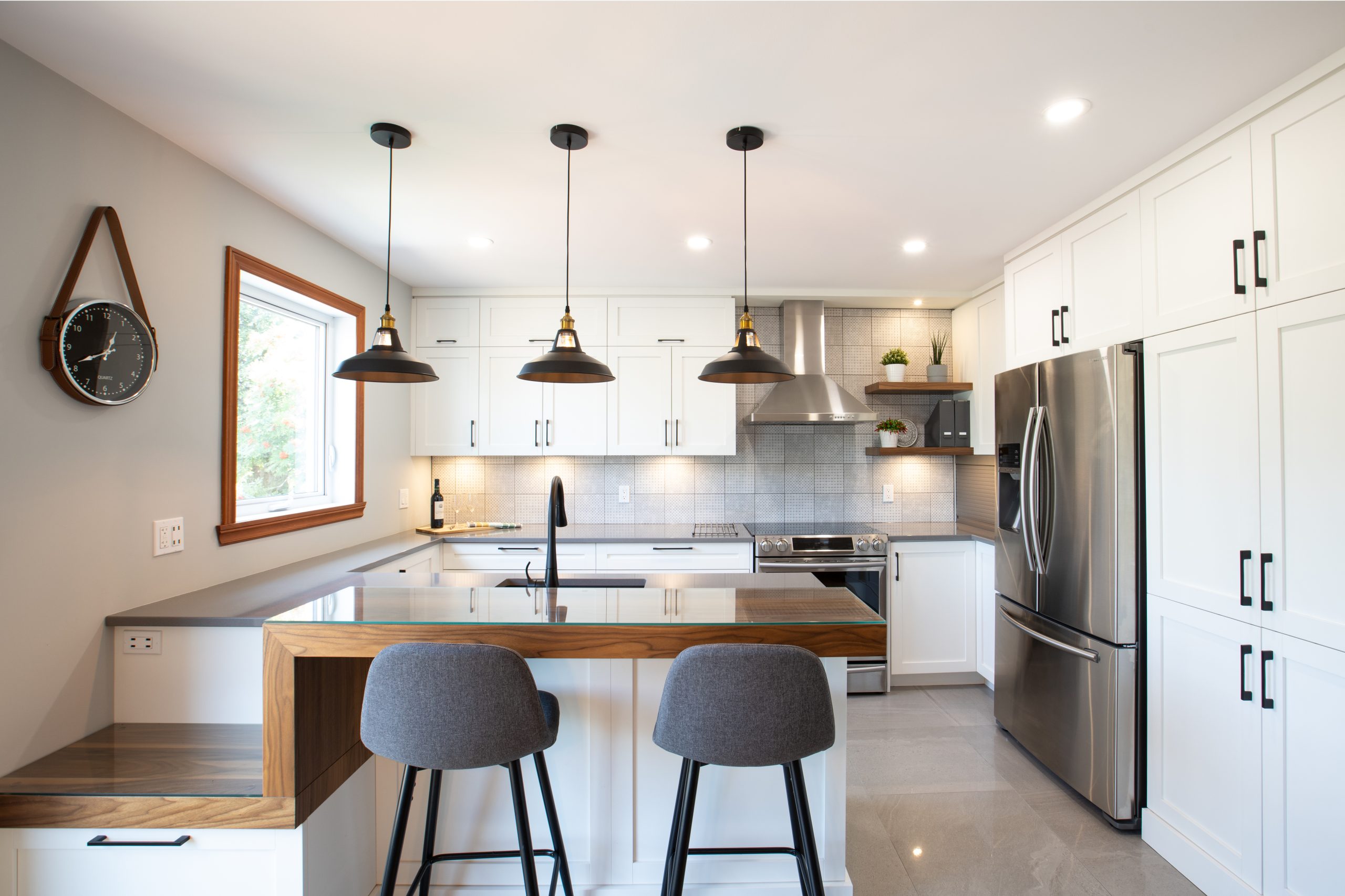 View of a small, well-designed kitchen
