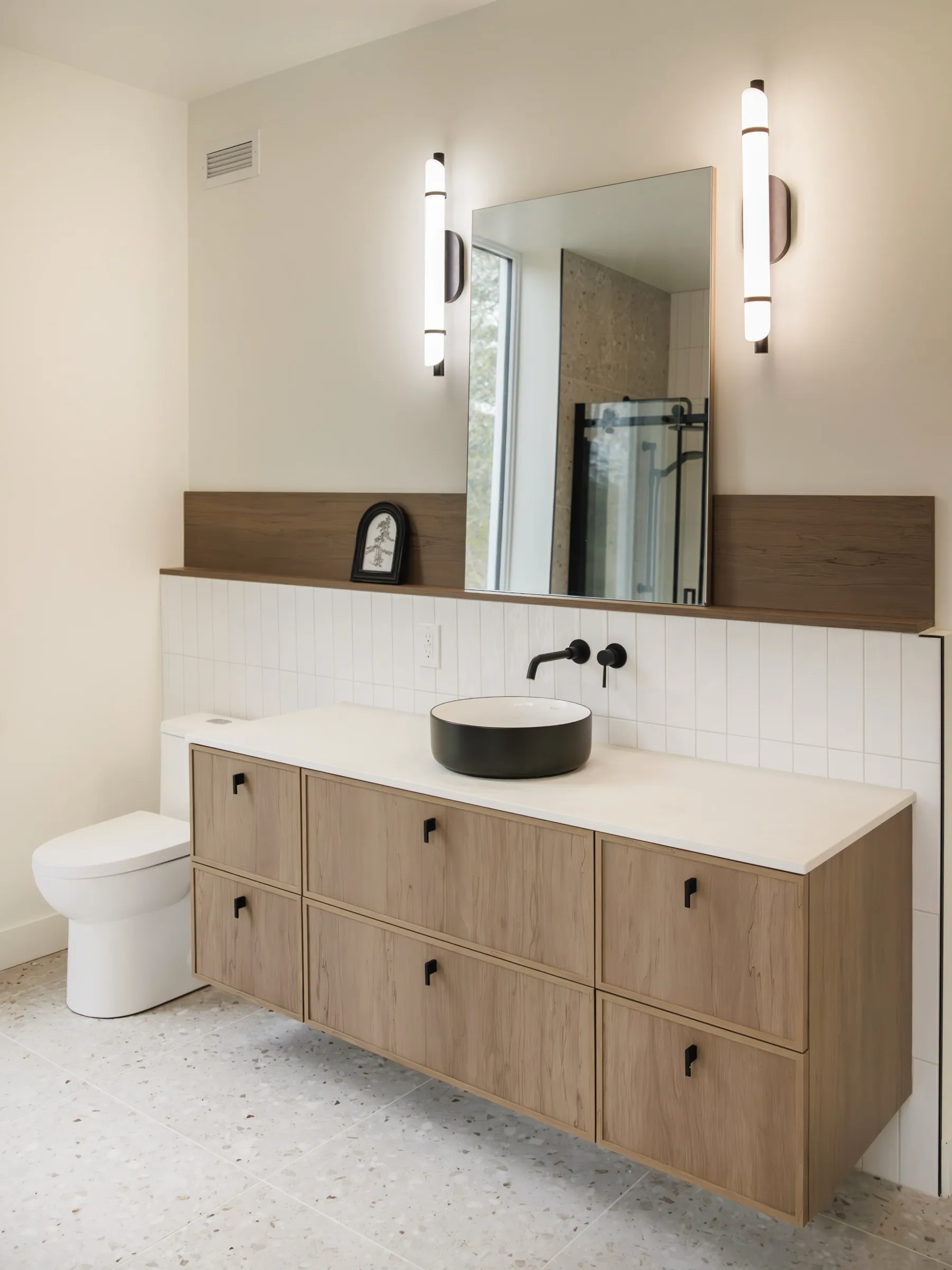 View of a bathroom showing compliance with standards