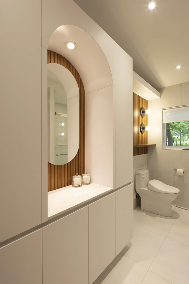 ROCHON bathroom cabinets.